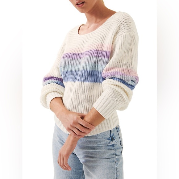 John + Jenn Sweaters - John + Jenn Charlie Knit Sweater in Candy Floss NWT